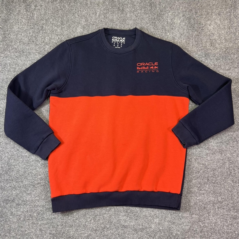 Oracle Red Bull Racing Sweatshirt Mens Medium Navy Blue Formula 1 Castore